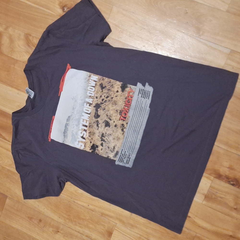 System of a Down Toxicity tshirt size XL 100% cotton Pacific tee made in Haiti